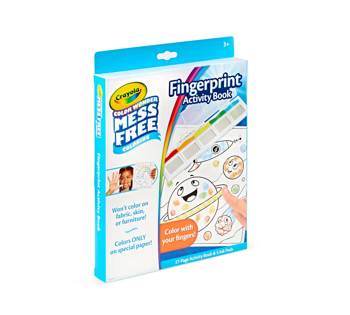 Color Wonder Mess Free Finger Painting Activity Book