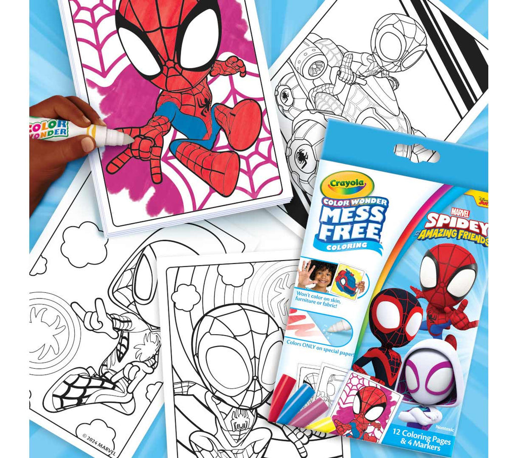 Color Wonder Mini Box Set Spidey &amp; His Amazing Friends