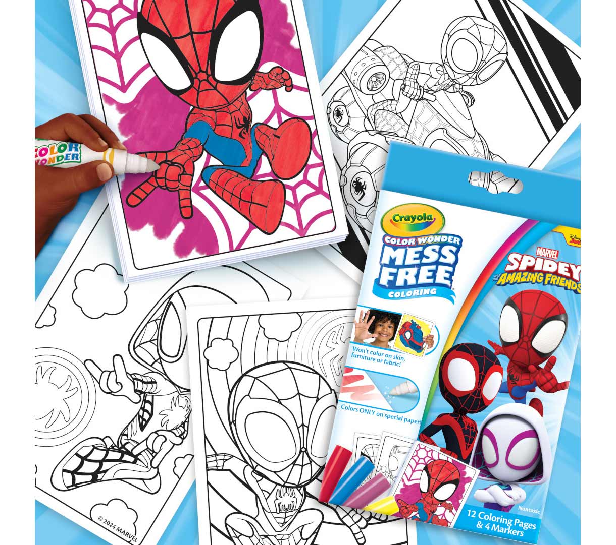 Color Wonder Mini Box Set Spidey &amp; His Amazing Friends