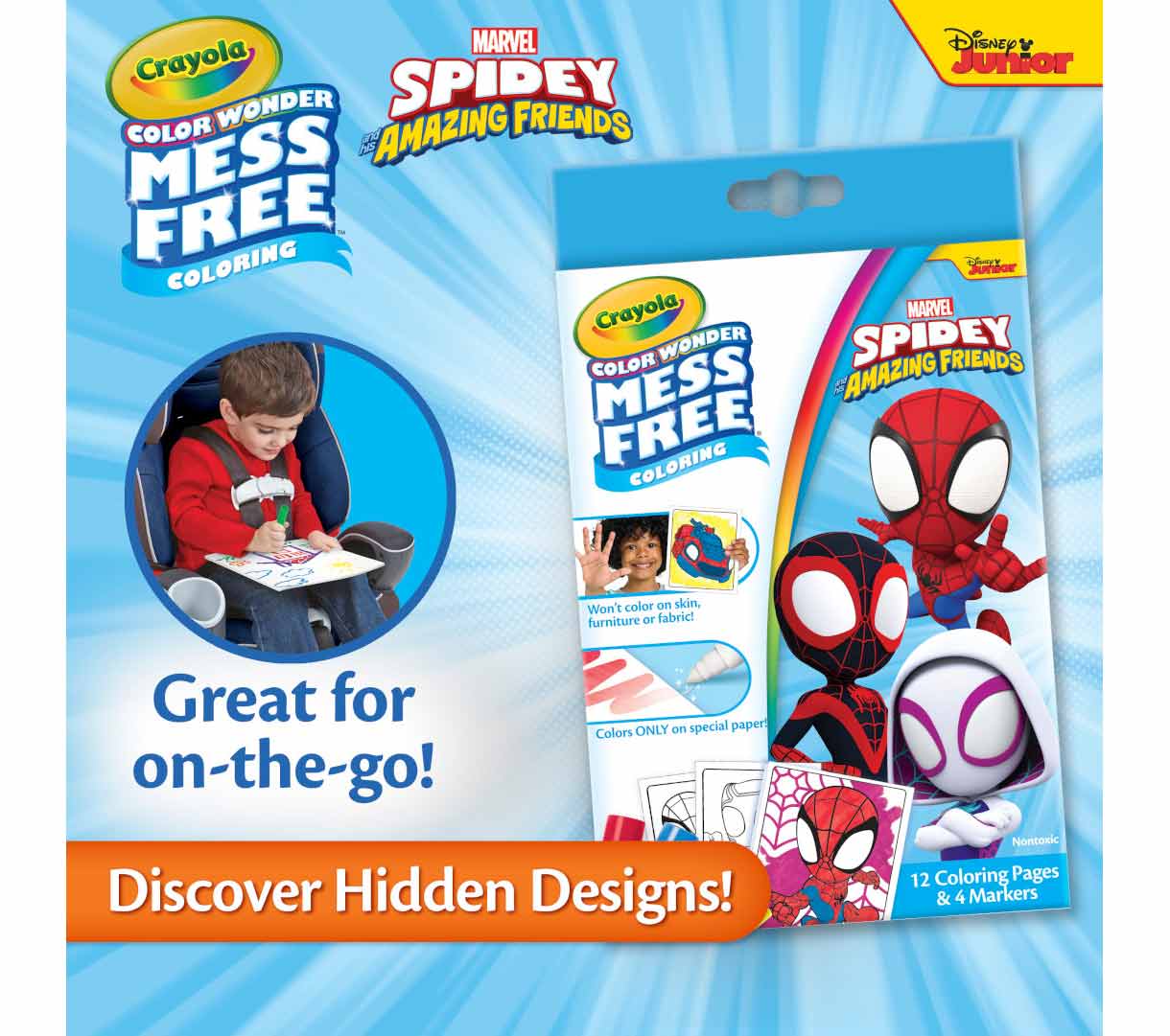 Color Wonder Mini Box Set Spidey &amp; His Amazing Friends