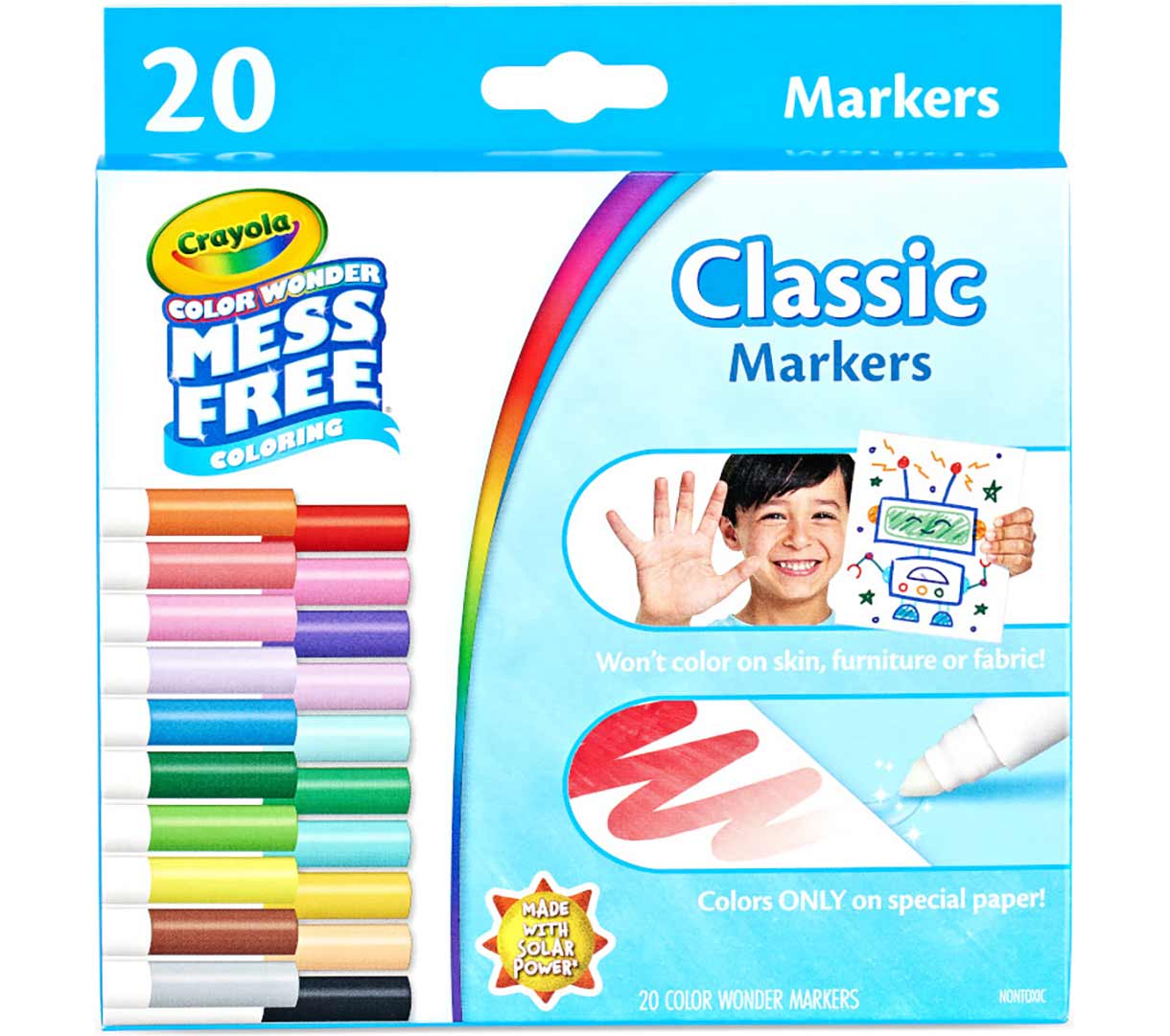Color Wonder Mess Free Markers 20 Count