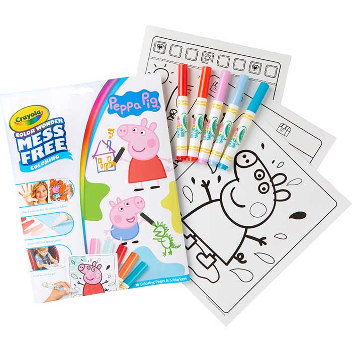 Color Wonder Mess Free Peppa Pig Coloring Set