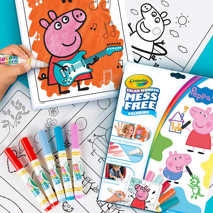 Color Wonder Mess Free Peppa Pig Coloring Set