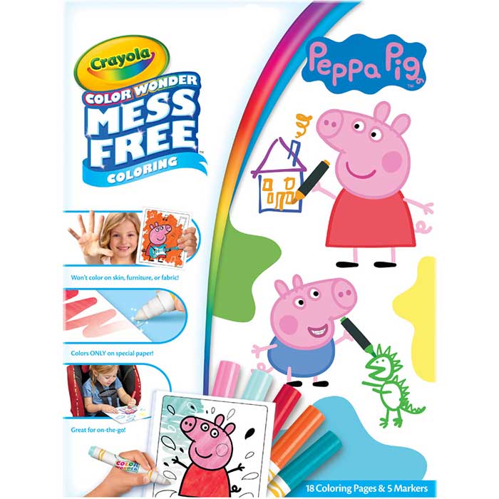 Color Wonder Mess Free Peppa Pig Coloring Set