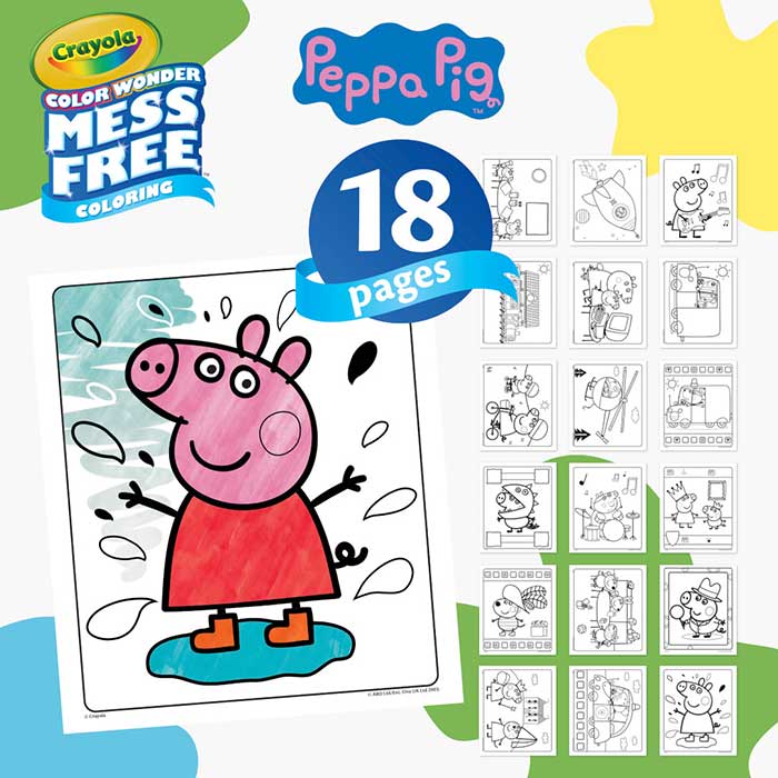 Color Wonder Mess Free Peppa Pig Coloring Set