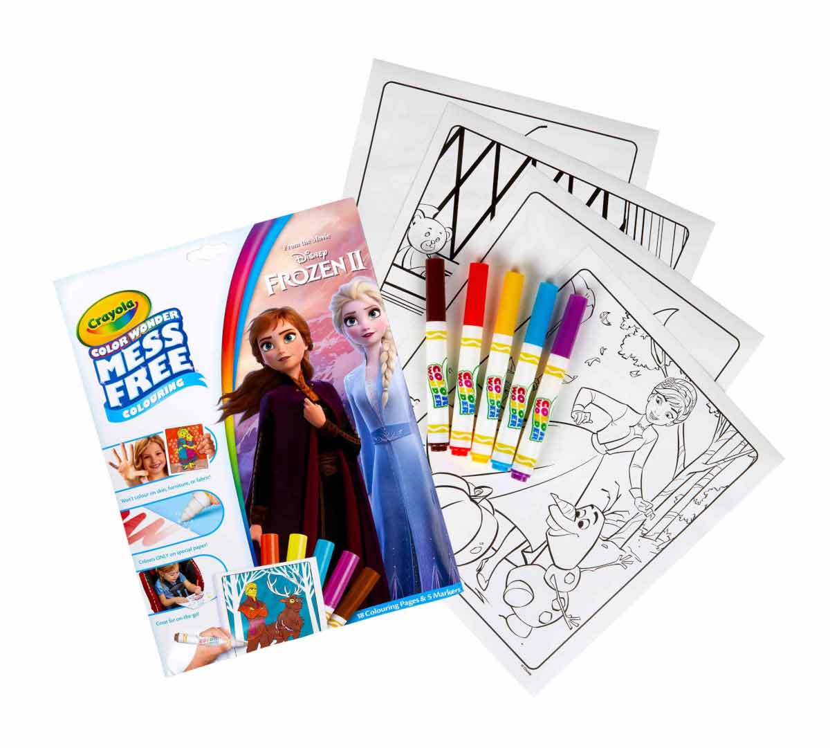 Color Wonder Mess Free Frozen 2 Coloring Pages &amp; Markers