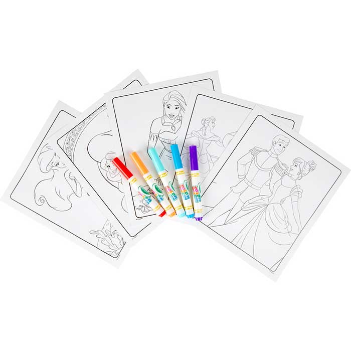 Color Wonder Mess Free Princess Coloring Pages &amp; Markers