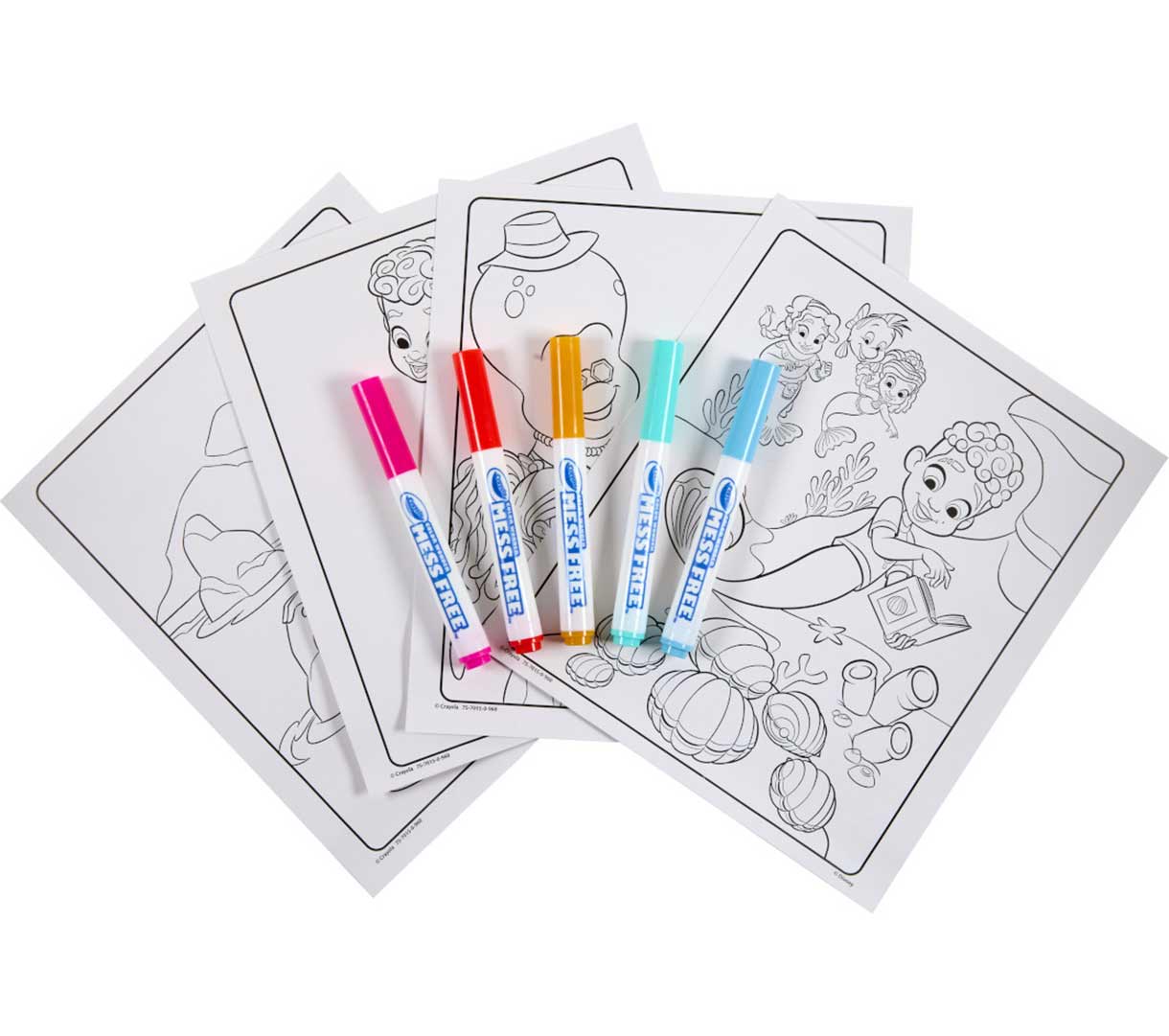 Color Wonder Mess Free Ariel the Little Mermaid Coloring Pages &amp; Markers