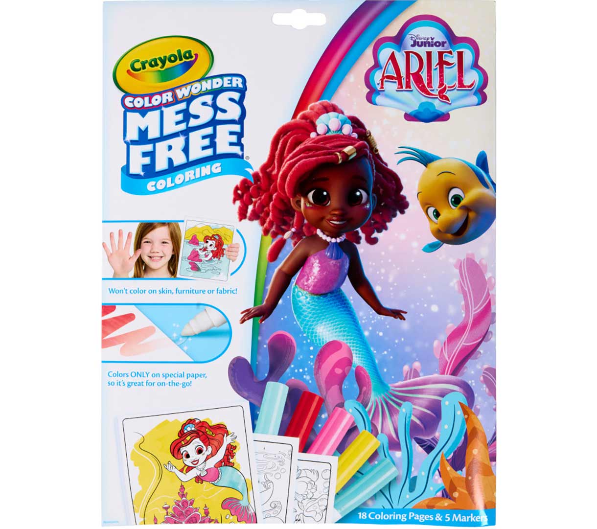 Color Wonder Mess Free Ariel the Little Mermaid Coloring Pages &amp; Markers