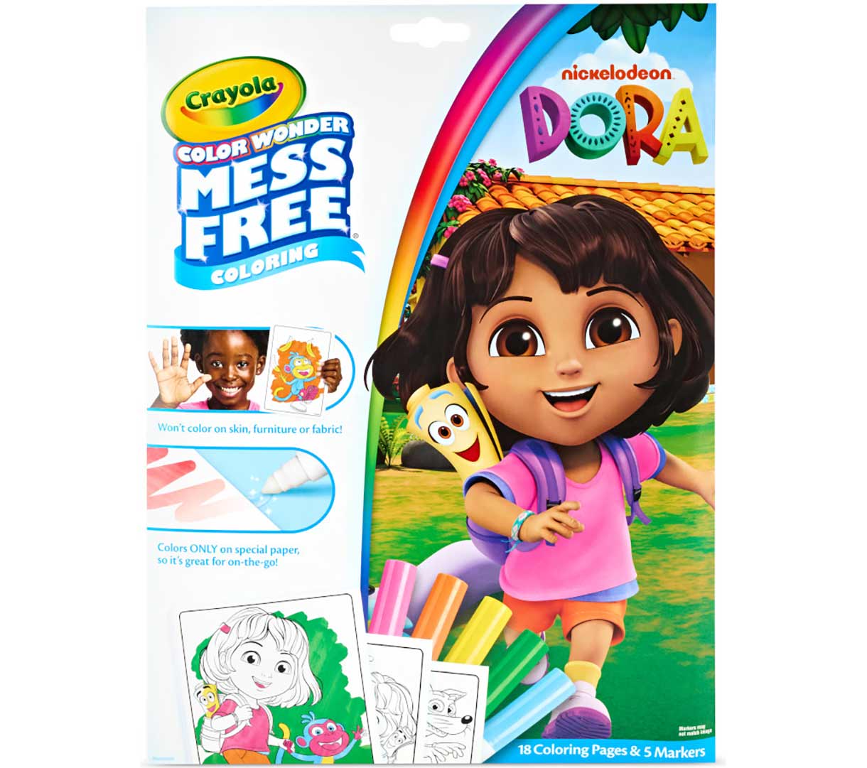 Color Wonder Mess Free Dora the Explorer Coloring Pages &amp; Markers