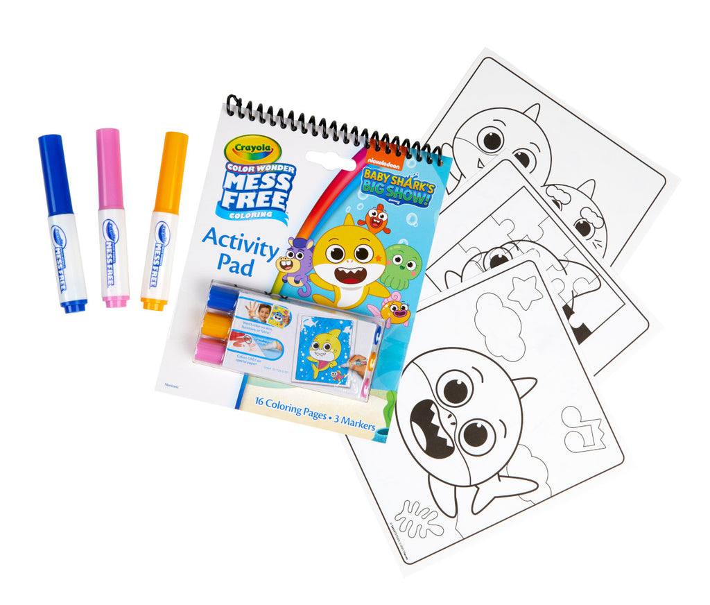 Color Wonder Mess Free Baby Shark's Big Show Activity Pad