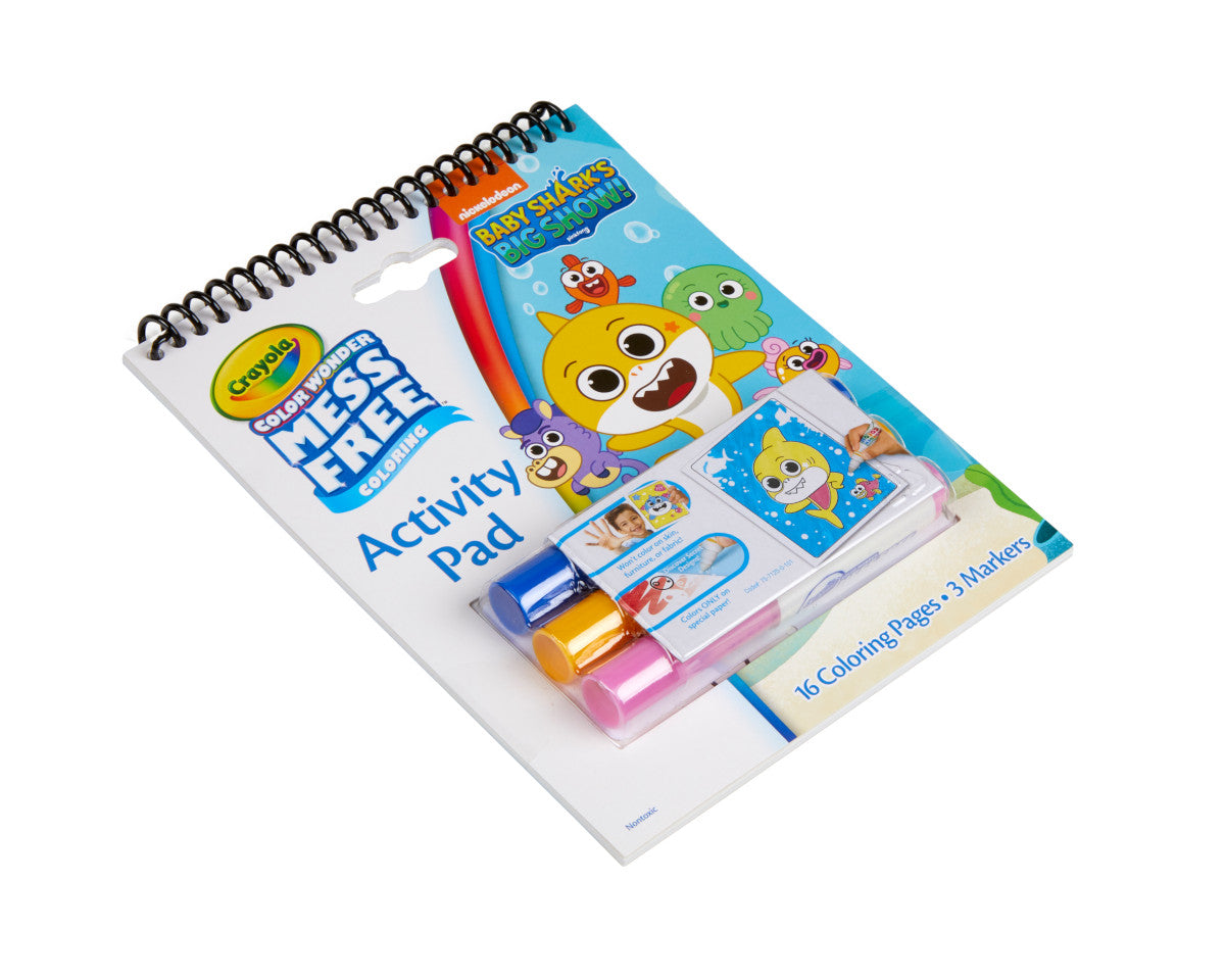 Color Wonder Mess Free Baby Shark's Big Show Activity Pad