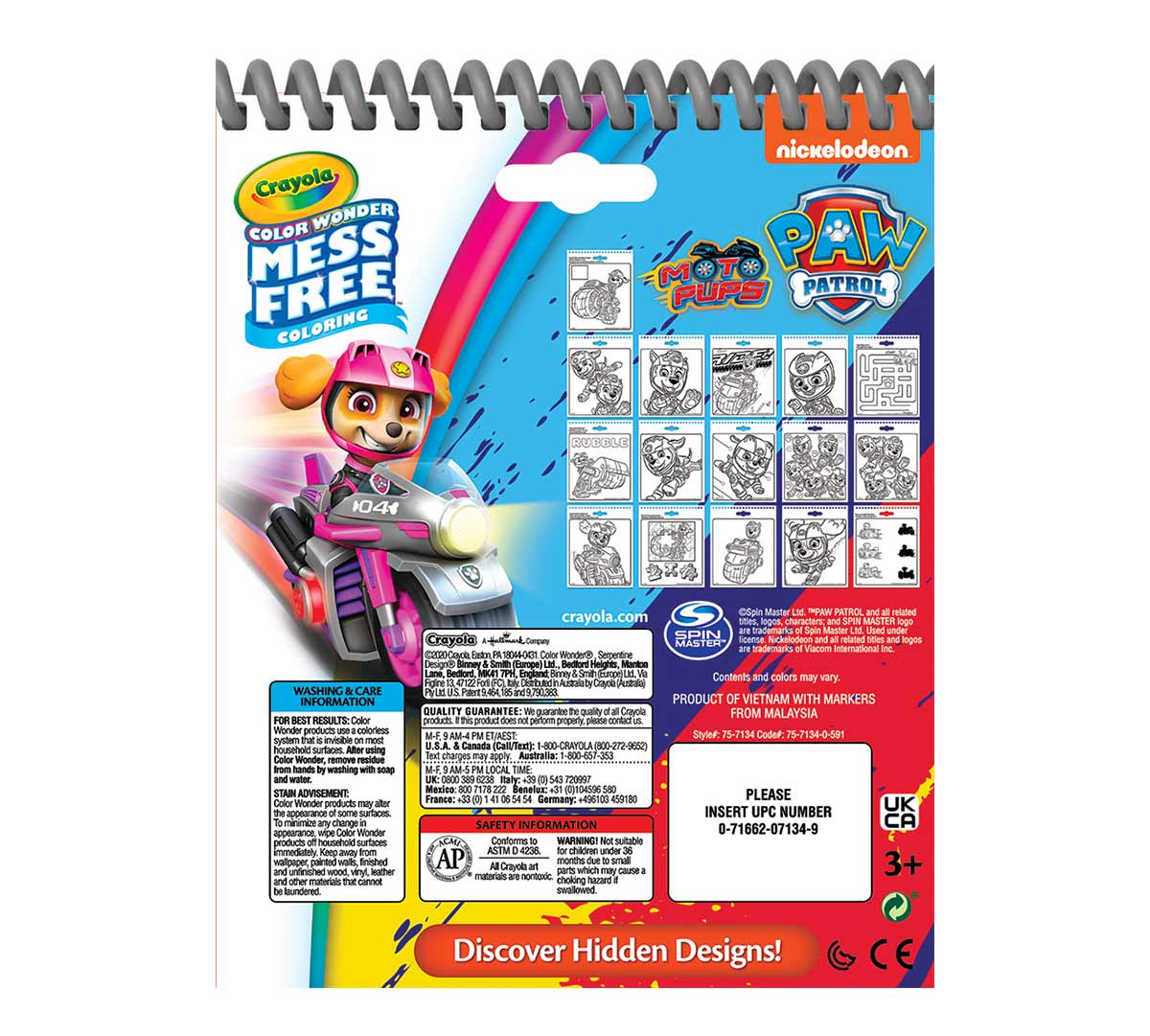 Color Wonder Mess Free Paw Patrol Coloring &amp; Activity Pad