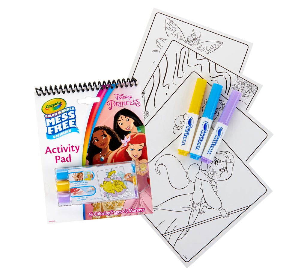 Color Wonder Mess Free Princess Coloring &amp; Activity Pad