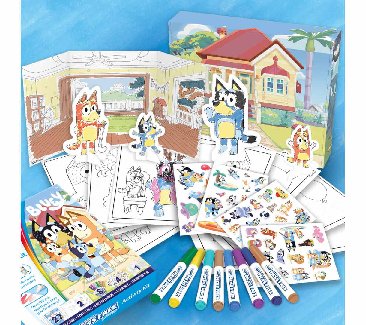 Color Wonder Mess Free Activity Kit Bluey