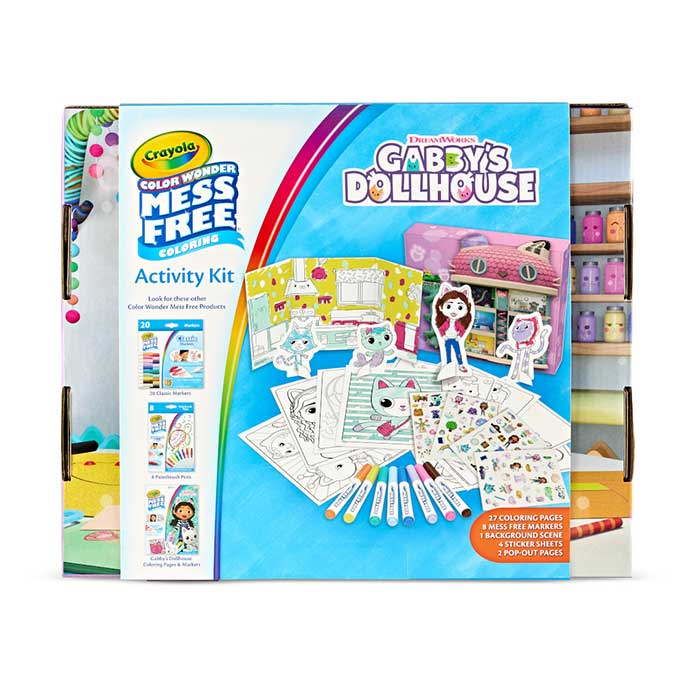 Color Wonder Mess Free Activity Kit Gabby's Dollhouse