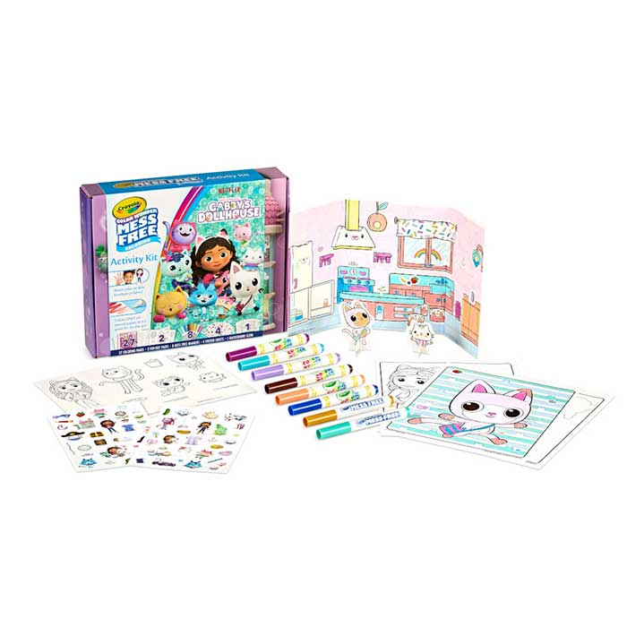 Color Wonder Mess Free Activity Kit Gabby's Dollhouse