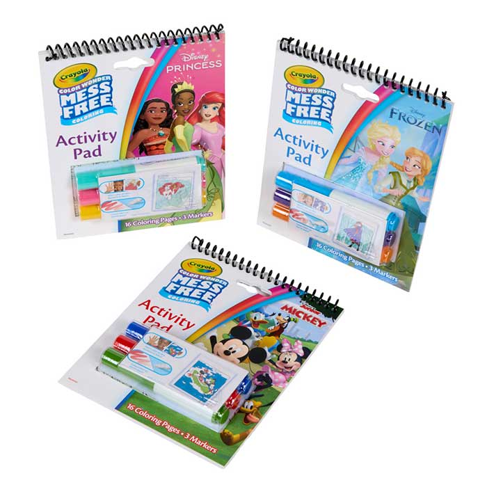 Color Wonder Mess Free Disney Activity Pads 3 Count