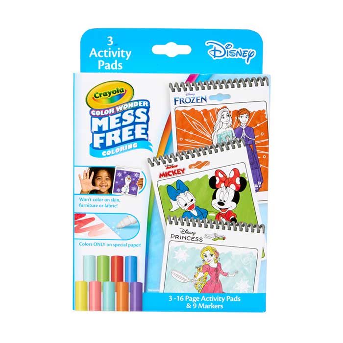 Color Wonder Mess Free Disney Activity Pads 3 Count