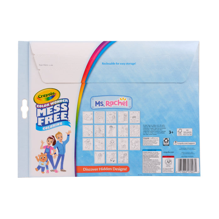 Color Wonder Mess Free Ms Rachel Coloring Pages &amp; Markers