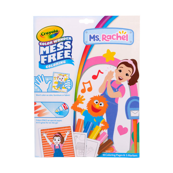 Color Wonder Mess Free Ms Rachel Coloring Pages &amp; Markers