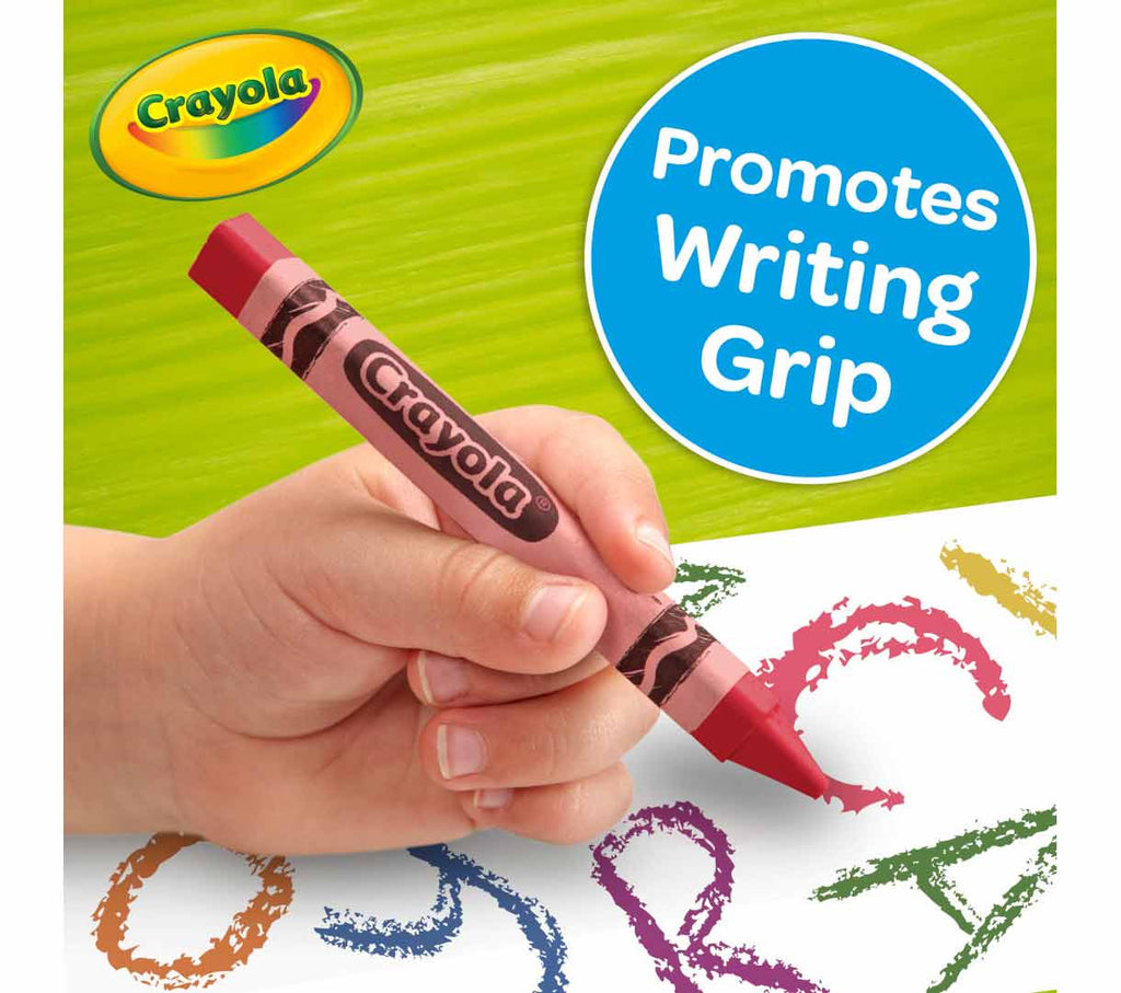 Washable Triangular Grip Crayons 8 Count