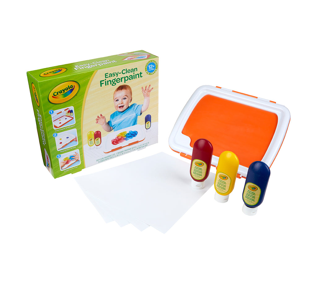 Easy Clean Fingerpaint Station