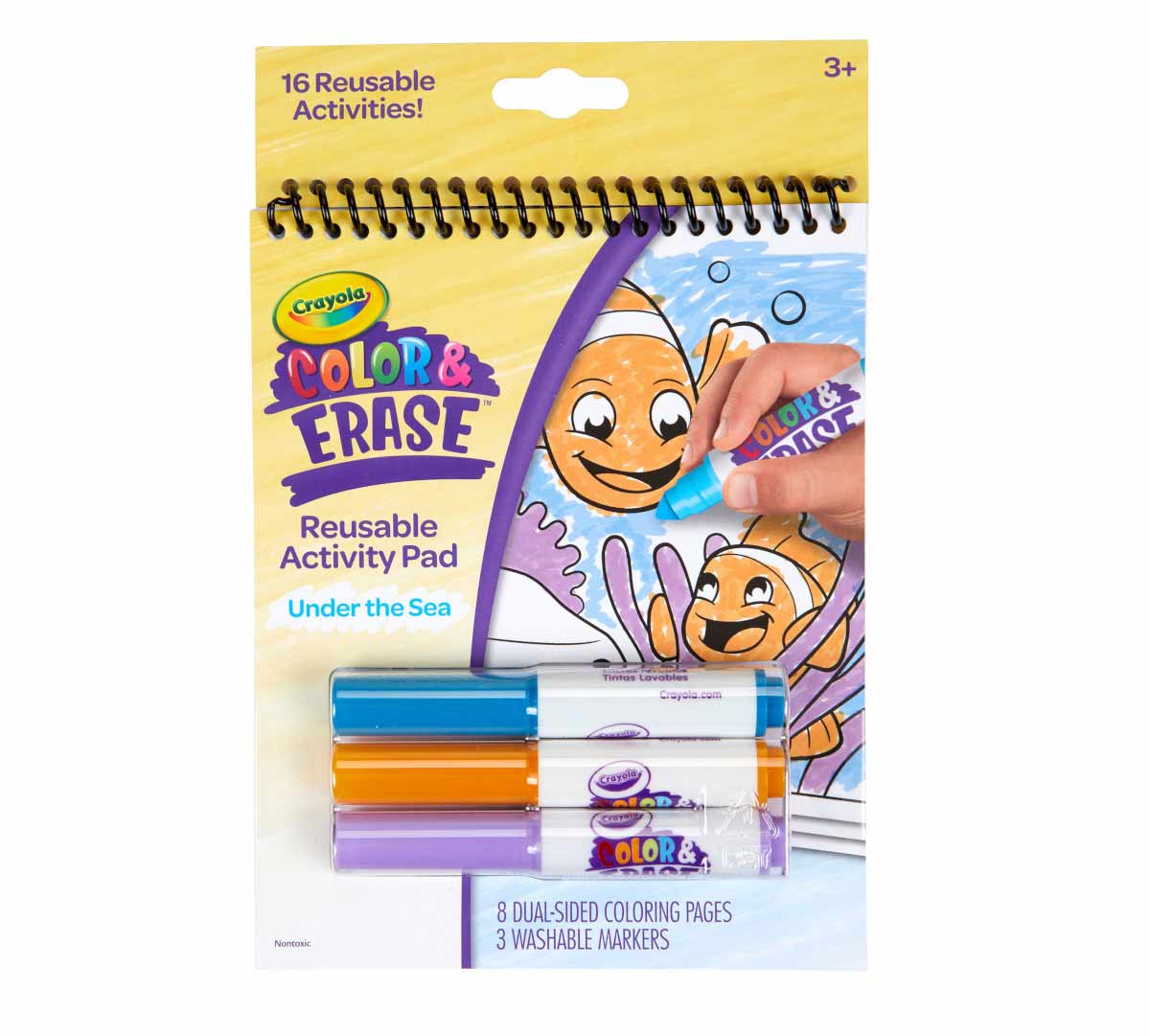 Under the Sea Color and Erase Reusable Activity Pad with Markers