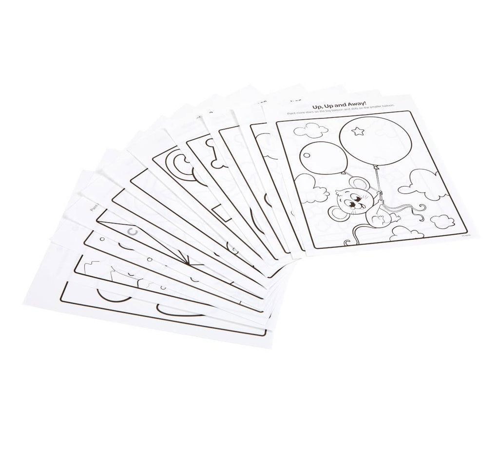 Young Kids Spill-Proof Washable Paint Set