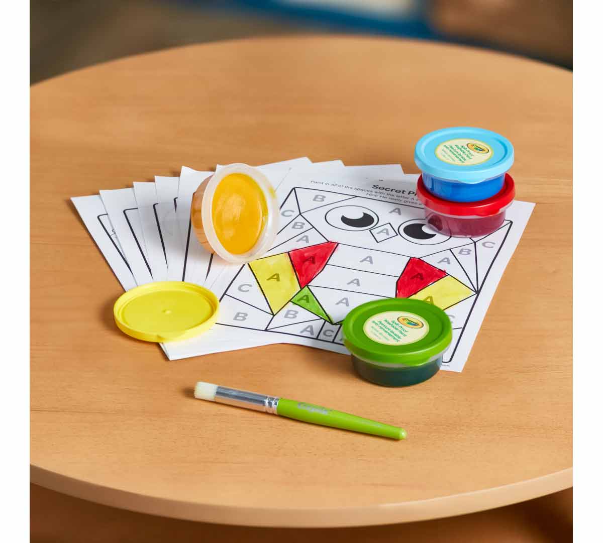 Young Kids Spill-Proof Washable Paint Set