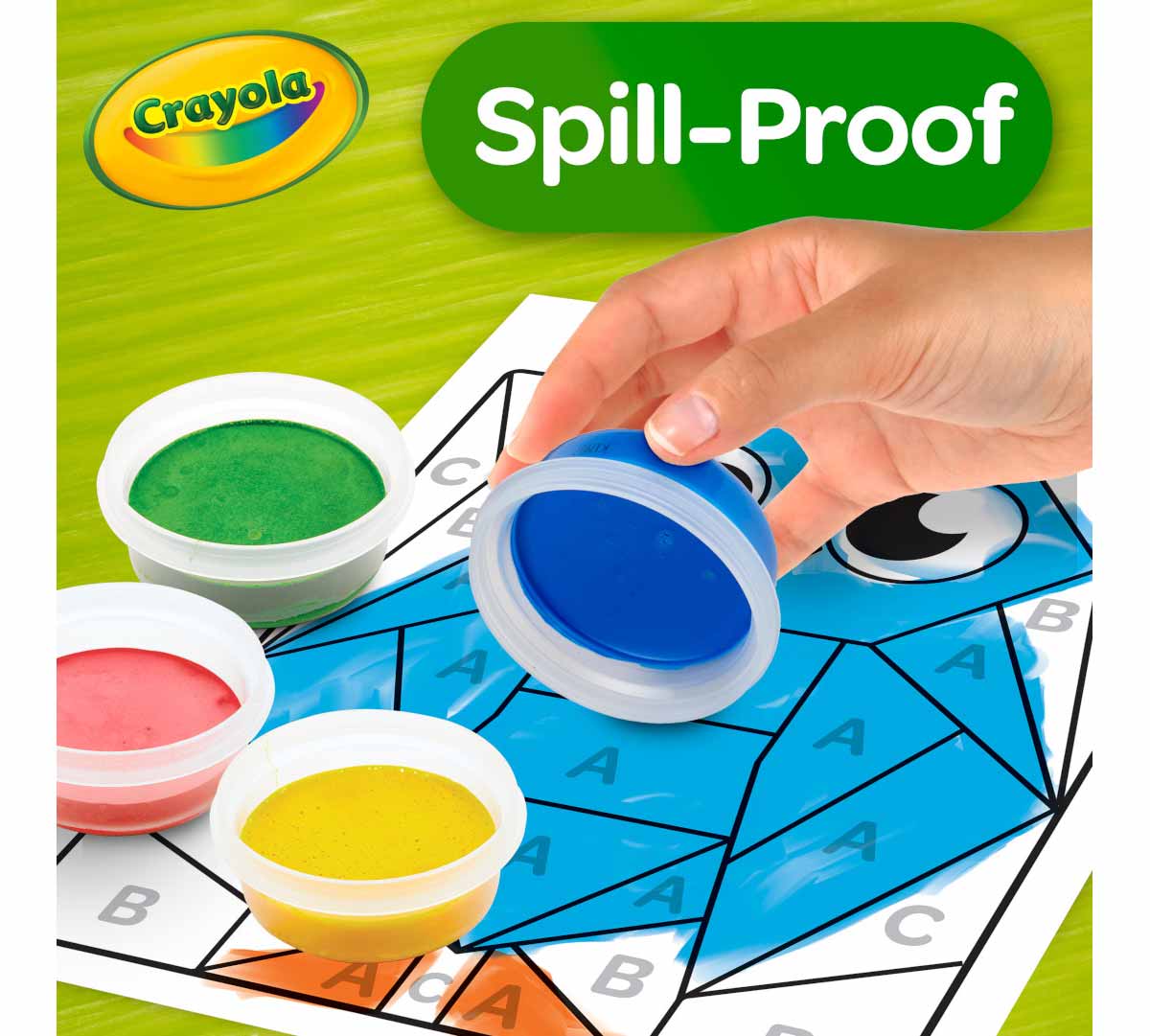 Spill Proof Washable Paint Set 8 Count