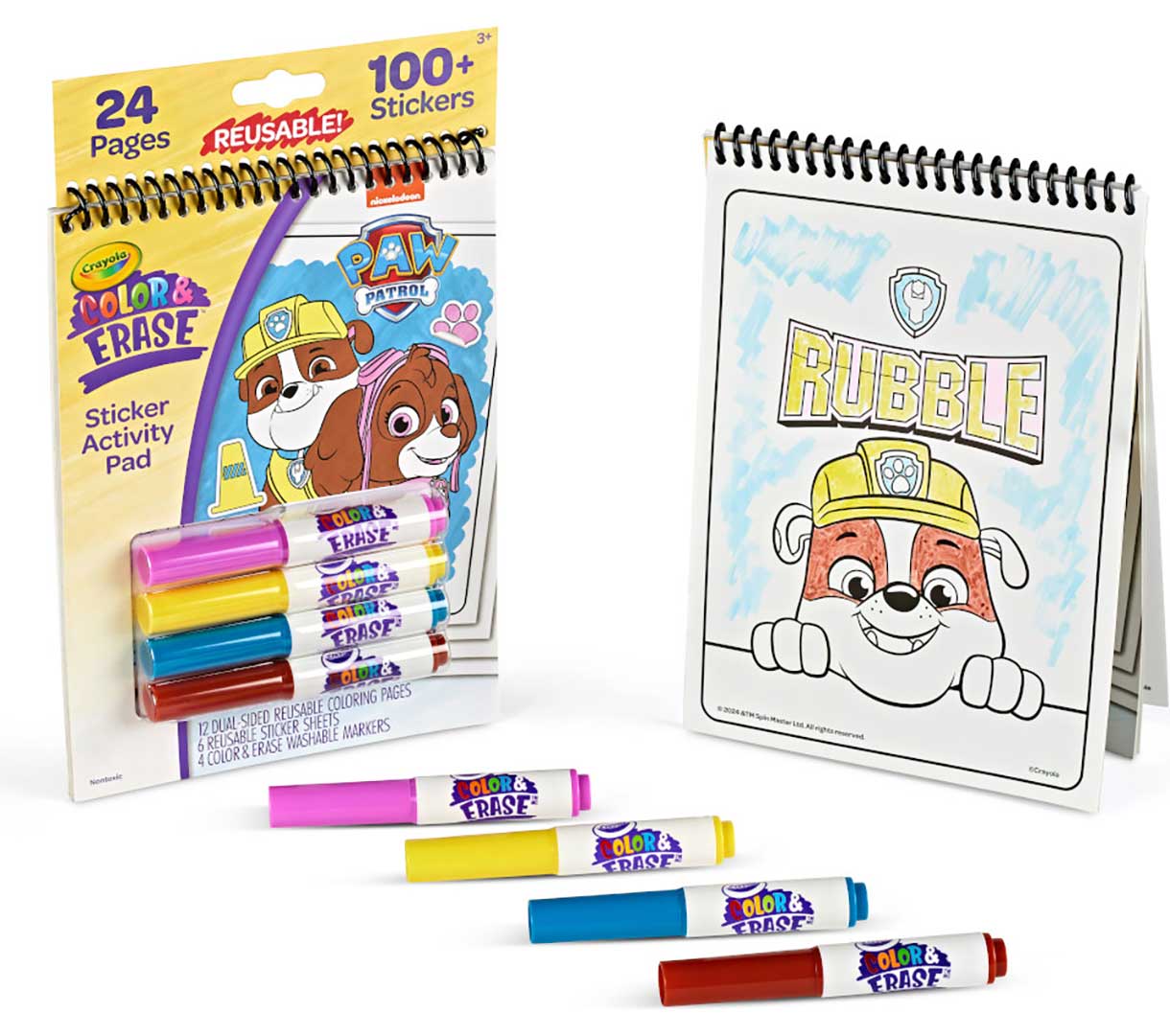 Paw Patrol Color and Erase Reusable Activity Pad with Markers
