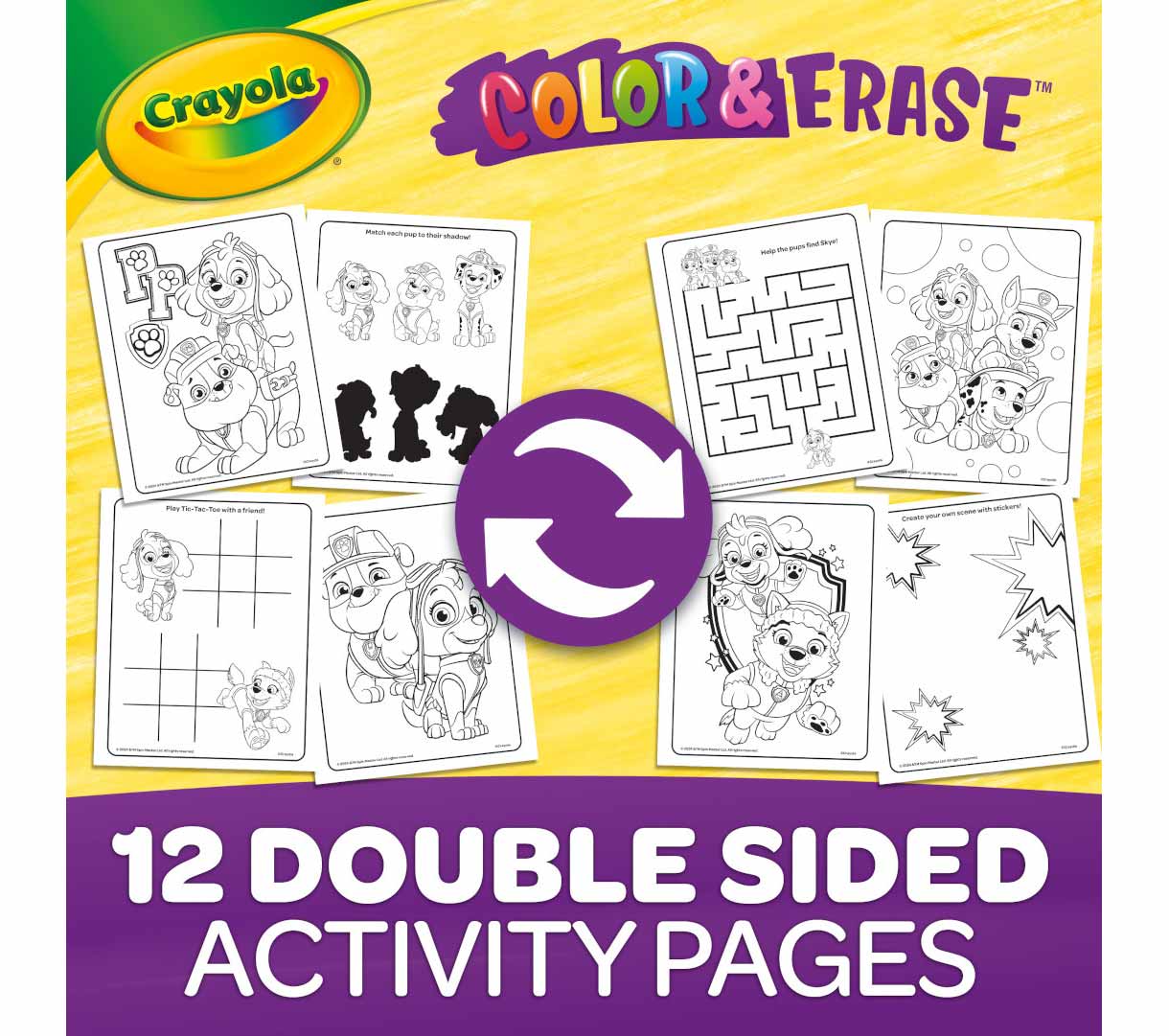 Paw Patrol Color and Erase Reusable Activity Pad with Markers
