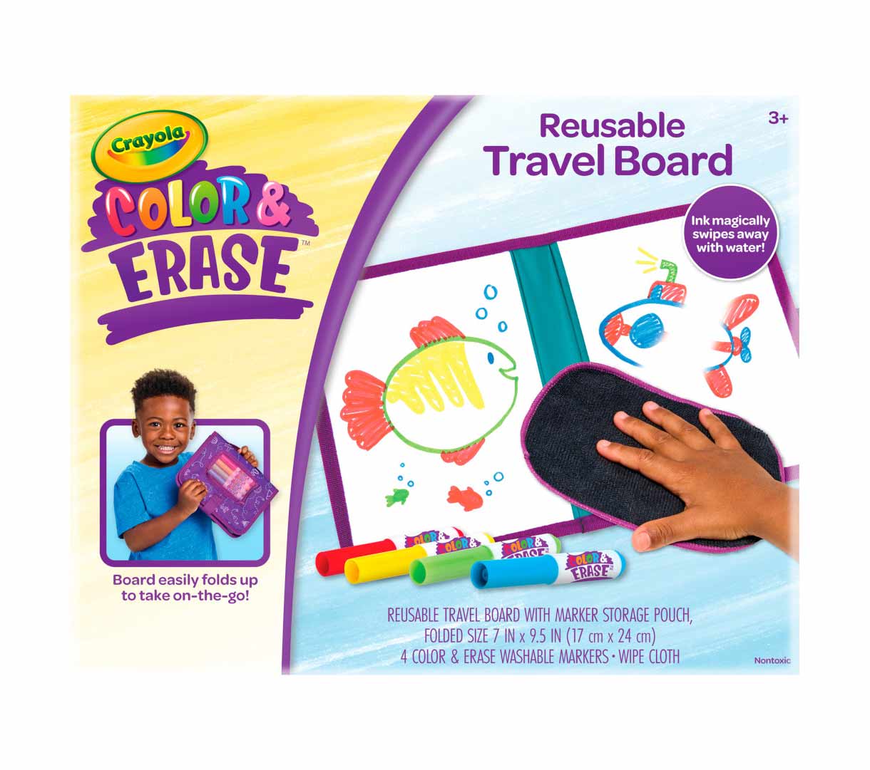Color &amp; Erase Reusable Travel Board