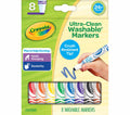 Crush Resistant Washable Toddler Markers 8 Count