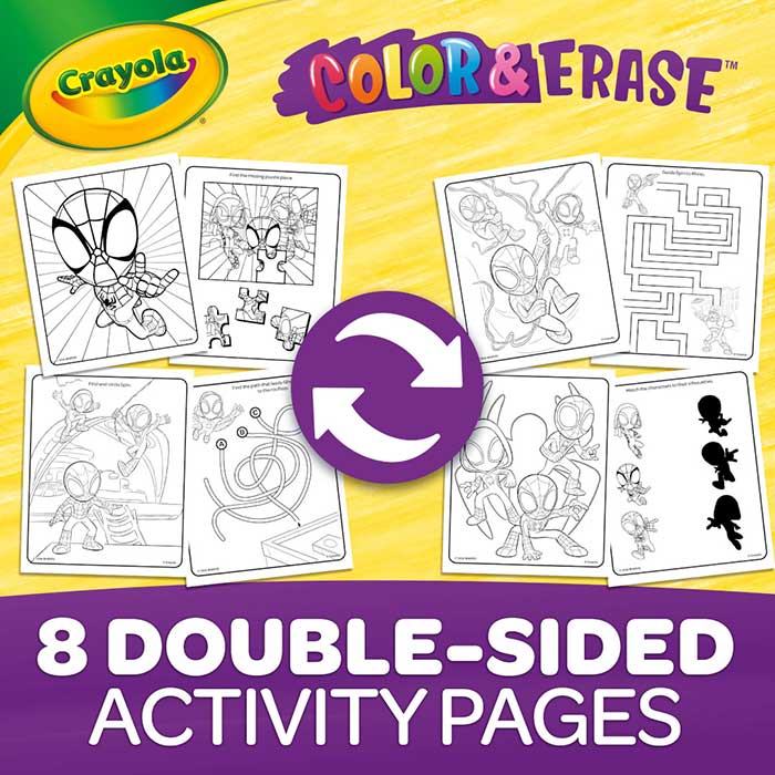 Spidey Color and Erase Reusable Activity Pad with Markers