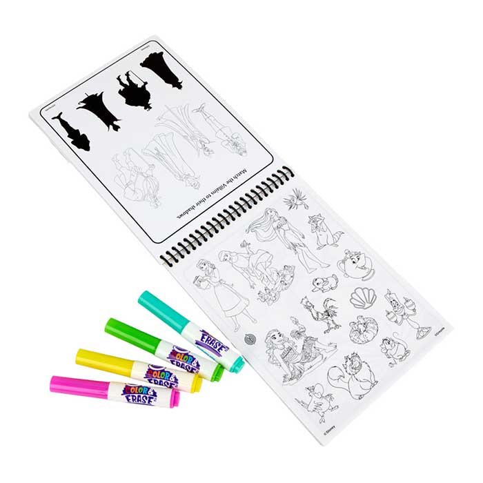 Disney Princess Color &amp; Erase Reusable Sticker Activity Pad