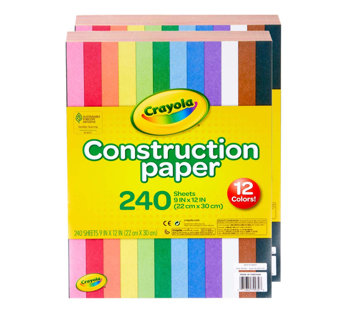 Bulk Construction Paper 480 Count