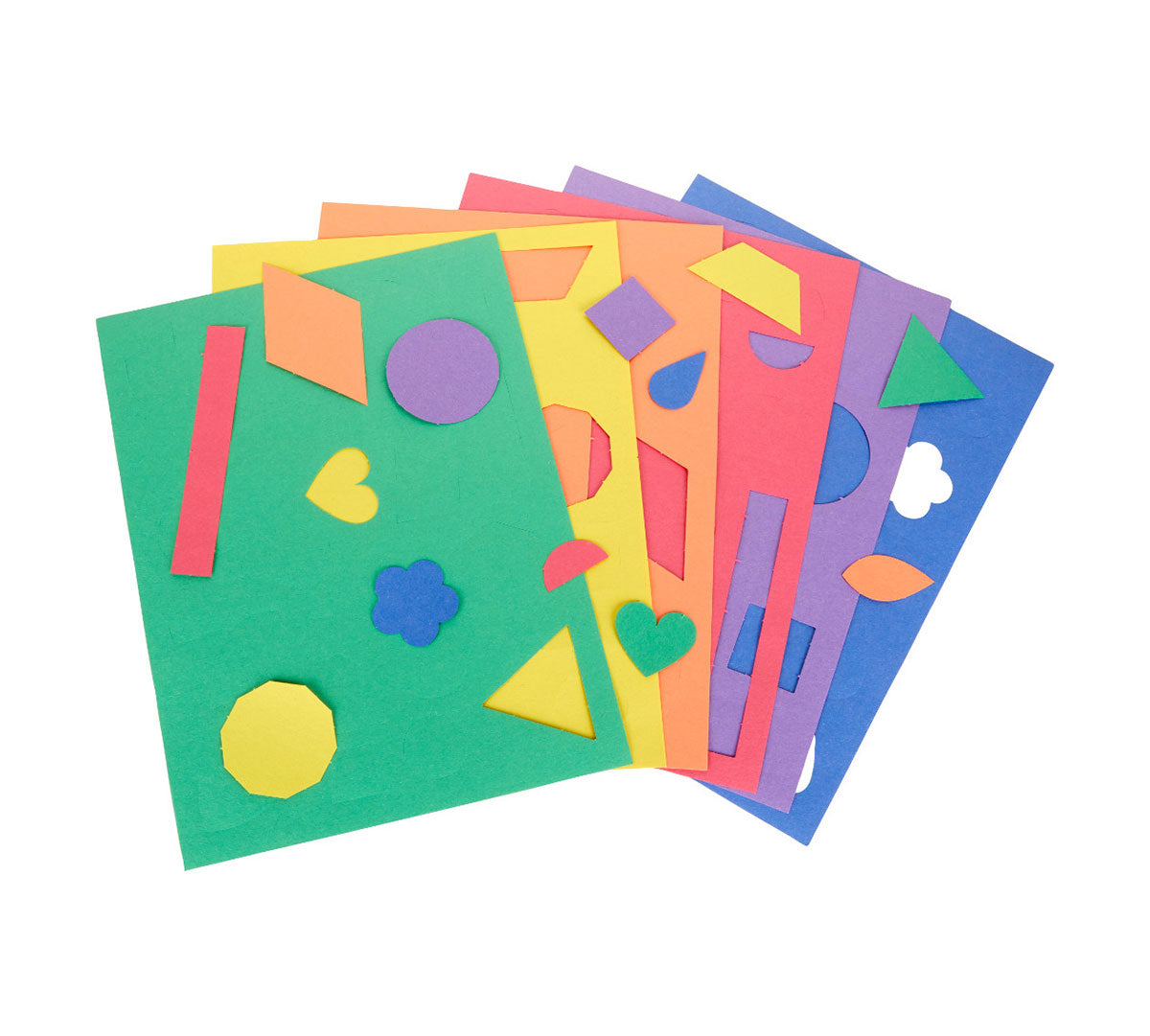 Construction Paper Shapes 48 ct