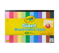 Giant Construction Paper with Stencils 48 Count
