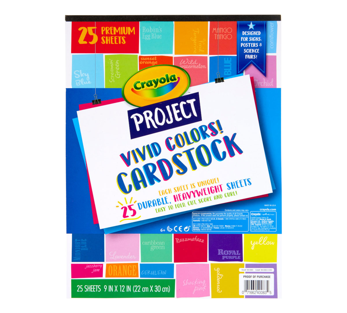 Vivid Colors Cardstock