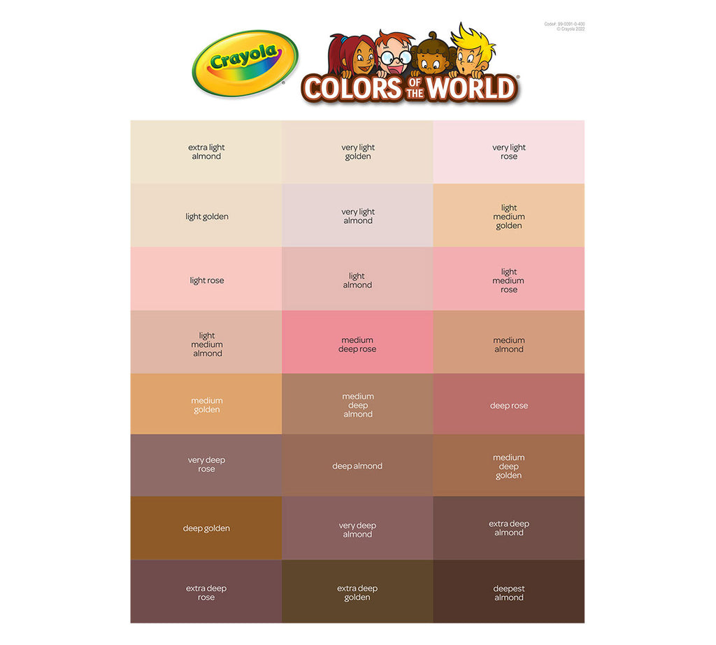 Colors of the World Construction Paper 48 Sheets