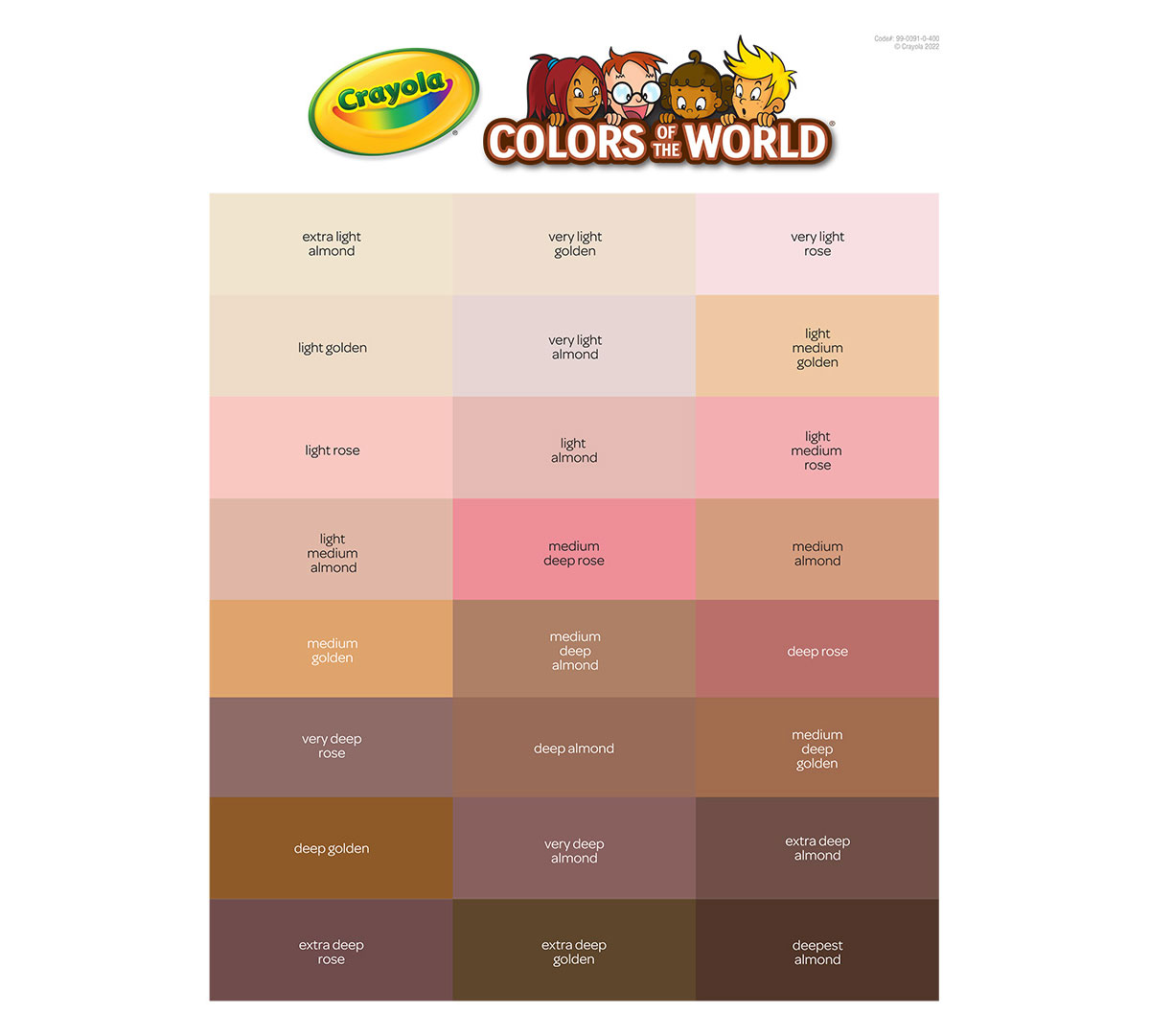 Colors of the World Construction Paper 48 Sheets