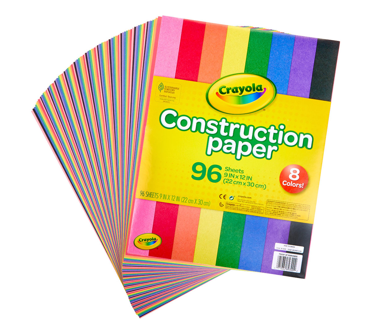 Construction Paper 96 Count