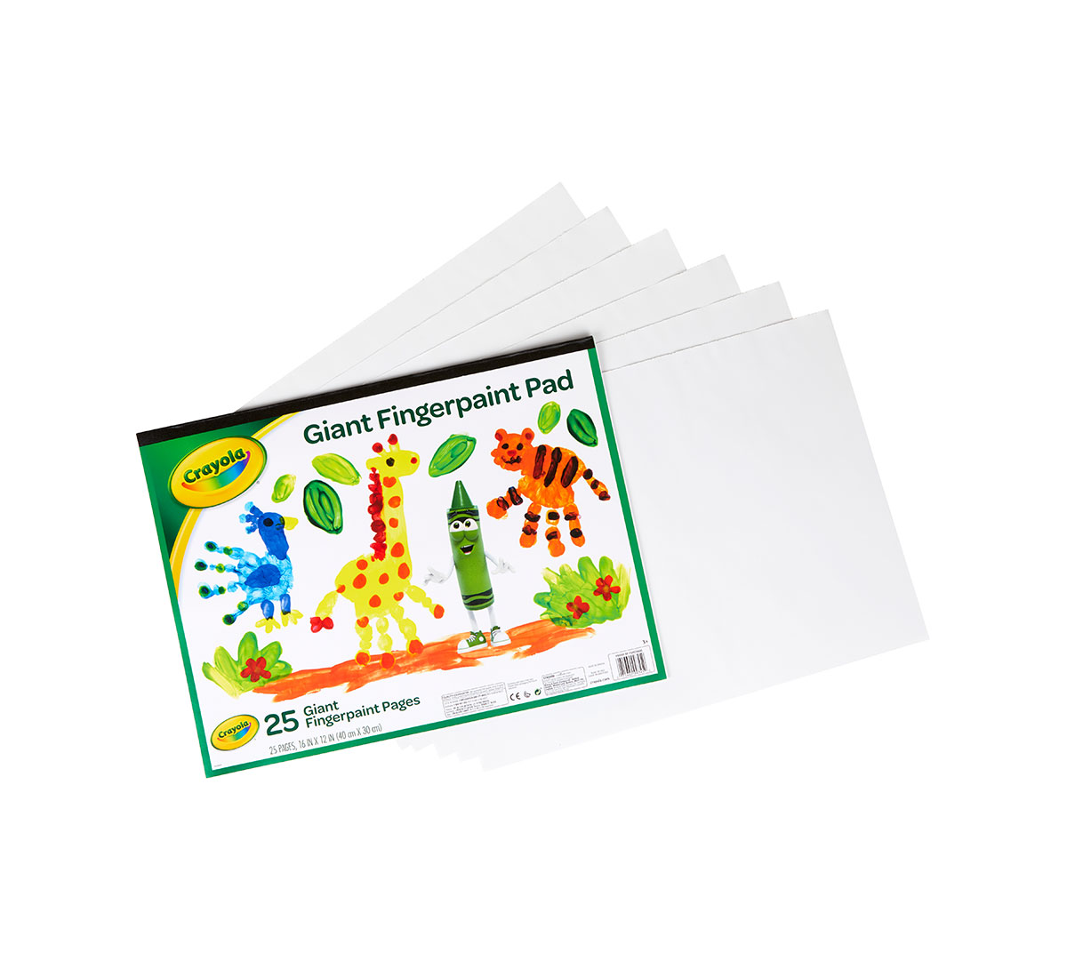 Giant Fingerpaint Paper 25 Sheets