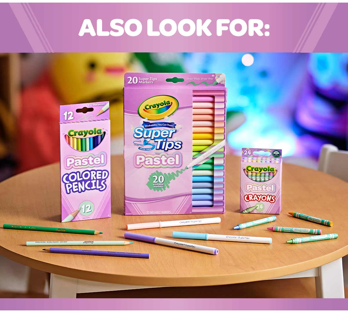 Pastel Colored Pencils 12 Count
