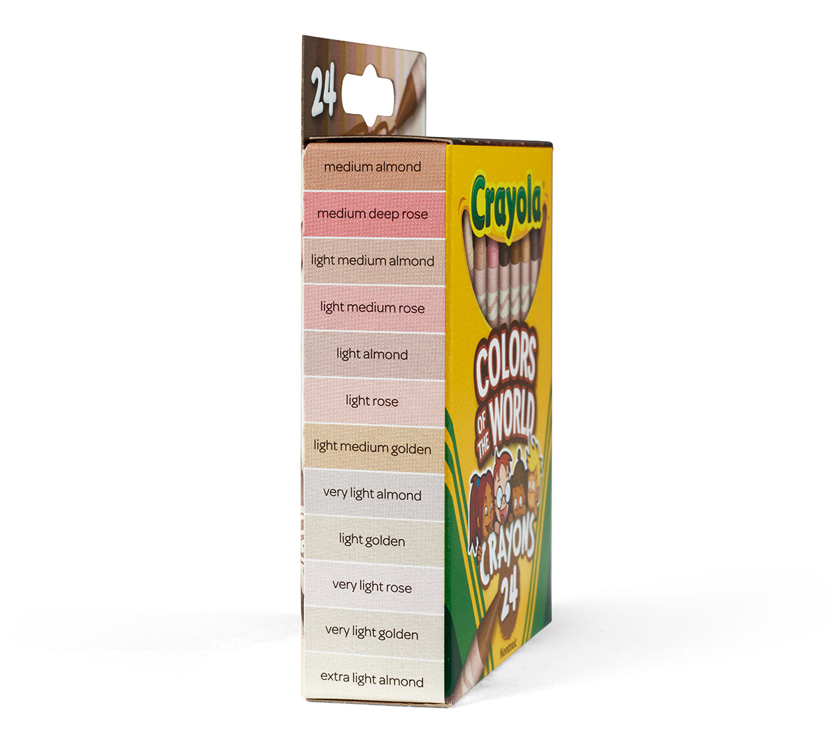 Colors of the World Skin Tone Crayons 24 Count