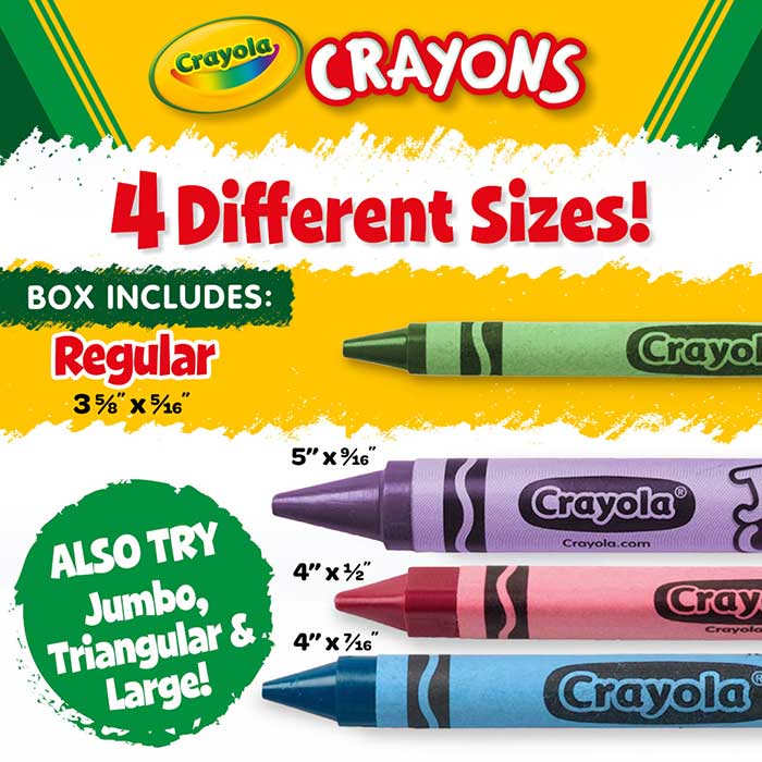 12 Box Classpack of 24 Count Crayons