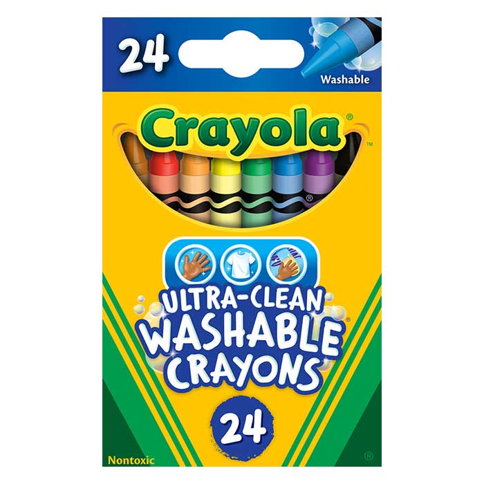 Ultra-Clean Washable Crayons 24 Count