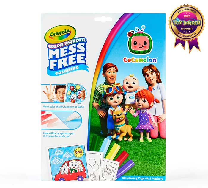 Color Wonder Mess Free Cocomelon Coloring Pages &amp; Markers